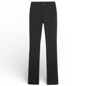 Old Navy Black High Rise Adjustable Waist Flare Twill Chino Jeans